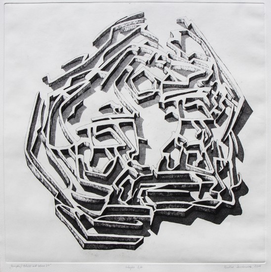 Betwixt and Between #2 | etching, aquatint | 50x50 cm